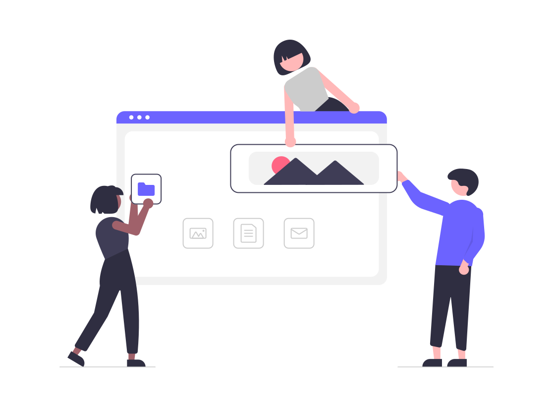 Developers building a web app